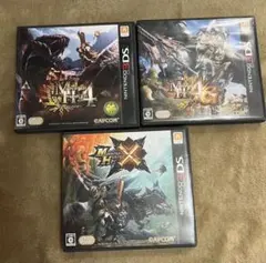 モンスターハンター4・4G・X（クロス） ニンテンドー3DS 3本セット