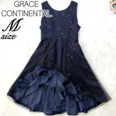 GRACE CONTINENTAL プラネットワンピース M ネイビー