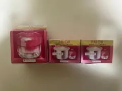 PRIOR薬用 リンクル美コルセットゲル 90g 本体＋レフィルx2三点セットのサムネイル