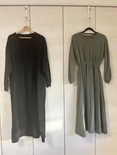 ロングワンピース　マタニティ２点セット