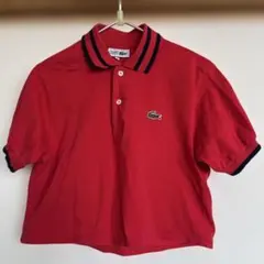 ラコステ ポロシャツ 赤