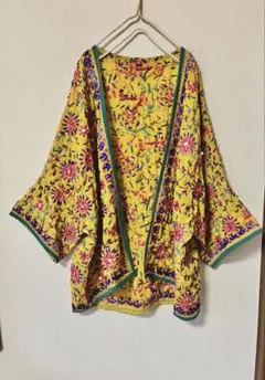 チャイハネ　アミナ 手刺繍　エスニック　羽織り　民族　アジアンのサムネイル