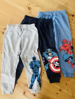 H&M マーベルMARVELボトムス120cm 3点セット
