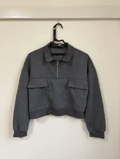 FRIFUL グレー クロップドスウェット M