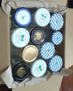 空き瓶10個セット ガラス製 ジャム瓶