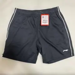 【新品・超お得】LI-NINGブラック ハーフパンツ XL