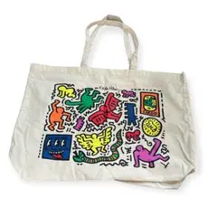 UNIQLO キースヘリング　トートバッグ　大きめバッグ　エコバッグ