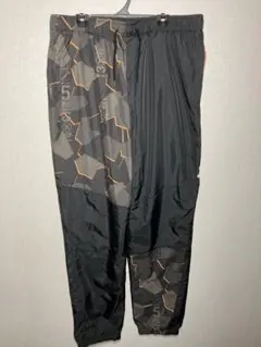 【未使用】裏起毛・Reebok・ウィンドブレーカー・ウーブンパンツ・ブラック・L