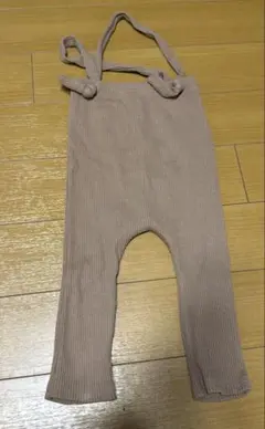 ①ベビー　サスペンダー付き　ベビースパッツ　レギンス　90cm
