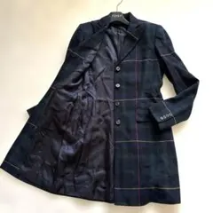 美品✨ラルフローレン　チェスターコート　ブラックウォッチのサムネイル