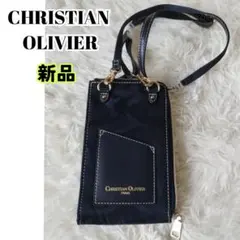 新品】CHRISTIAN OLIVIER スマホショルダー 携帯ケース 財布