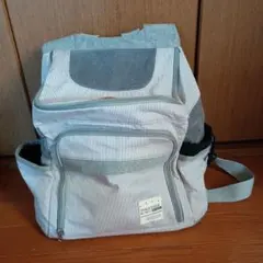 ペット用 キャリーリュック ストライプ柄