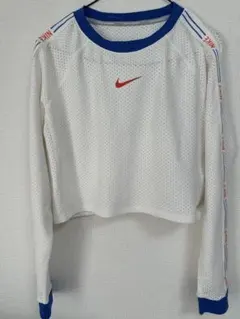 Nike メッシュ長袖Tシャツ クロップド丈