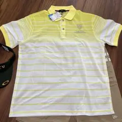 23区 SPORT メンズ ポロシャツ イエロー系 サイズ4