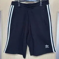 adidas アディダス ショートパンツ ハーフパンツ 黒L トレフォイルのサムネイル
