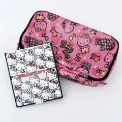 【平成レトロ】サンリオ　ハローキティ　ペンポーチ　コンパクトミラー　セット