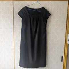 UNTITLED フォーマル ワンピース 黒 44 XL セレモニー