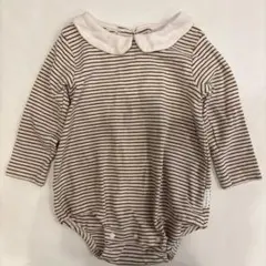 conoco 테두리 긴팔 롬퍼스 칼라 80cm