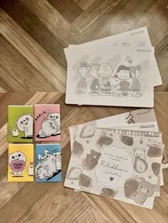 【ほぼ新品】 リラック・スヌーピー　シール＋うさぎ＆くまダイカットステッカー