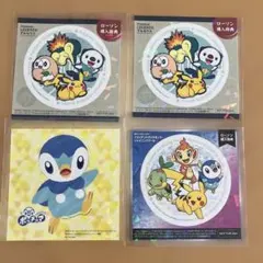 ポケモン　レジェンズ アルセウス 、ポッチャマ、3種4枚　ステッカーセット