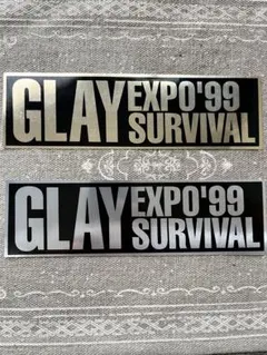 GLAY 「GLAY EXPO '99 SURVIVAL」　ステッカー2枚のサムネイル