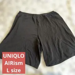 浴衣、ワンピースにおすすめ！UNIQLO エアリズム　ペチパンツ　L 黒のサムネイル