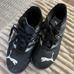 Puma サッカーシューズ ブラック/ホワイト　20㎝