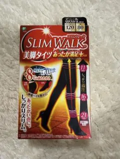 未使用★SLIM WALK/スリムウォーク　美脚タイツ M-L ブラック