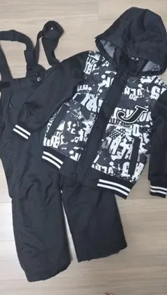 JOYRIDE 子ども用 スキーウェア 上下セット130㎝ 黒 雪遊び用 美品