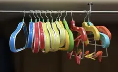 未開封】昭和レトロ 西田株式会社 マルニ印 折りたたみ式 角ハンガー 