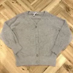 美品　グローバルワーク モヘアカーディガン　グレー　Mサイズ