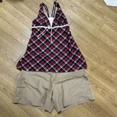 水着 チュニックタイプ　チェック　LL
