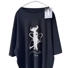 ジャミロクワイ かすれプリント 半袖Tシャツ ブラック