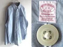 ブルックスブラザーズ MADISON FIT オックスフォードBDシャツ 17