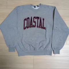 USA製 Mr. Augie's COASTAL 刺繍 スウェット L グレー