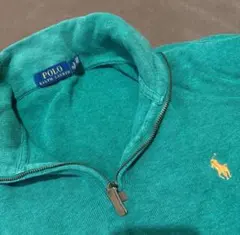 ハーフジップ スウェット