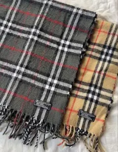 美品】BURBERRY バーバリー キッズ マフラー チェック 星柄 128 - メルカリ