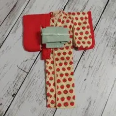 1/6ドール 着物 羽織 セット いちご黄色①