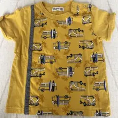 イエロー 車 サーフボード Tシャツ