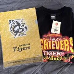 阪神タイガース ACHIEVERS 2003 Tシャツ160cmと ファイル1枚