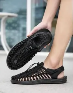 未使用級 KEEN キーン サンダル ブラック 25㎝ 楽天市場】キーン KEEN サンダル メンズ ユニークモノクローム