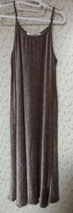 RAY CASSIN ブラウンキャミワンピース