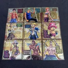 【平成レトロ激レア】ワンピース　森永シール9枚セットのサムネイル