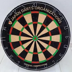 未使用】昭和レトロ ダーツボード コルク製 両面 デッドストック