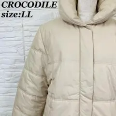 CROCODILE クロコダイル 中綿コート ベージュ LL【11585】のサムネイル
