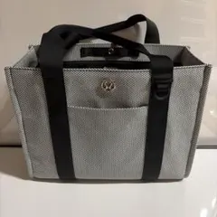 ルルレモンlululemon ツートーン キャンバス トートバッグ 黒 10Lのサムネイル