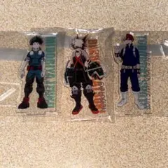 ヒロアカ 一番くじ アクリルスタンド 緑谷 爆豪 轟 3点セット