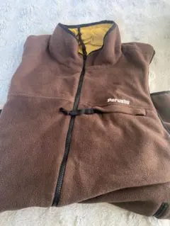 perushu フリースジャケット ブラウン