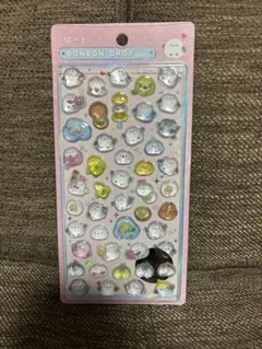 ボンボンドロップシール　アニマルシリーズ　ばーど　シマエナガ　イオン限定