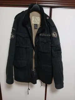 ALPHA IND. ミリタリーブルゾン ブラック